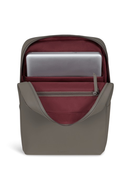 Lipault Lost In Berlin Square Backpack 2.0  Ash Stone Lipault Lost In Berlin Square Backpack 2.0  Ash Stone