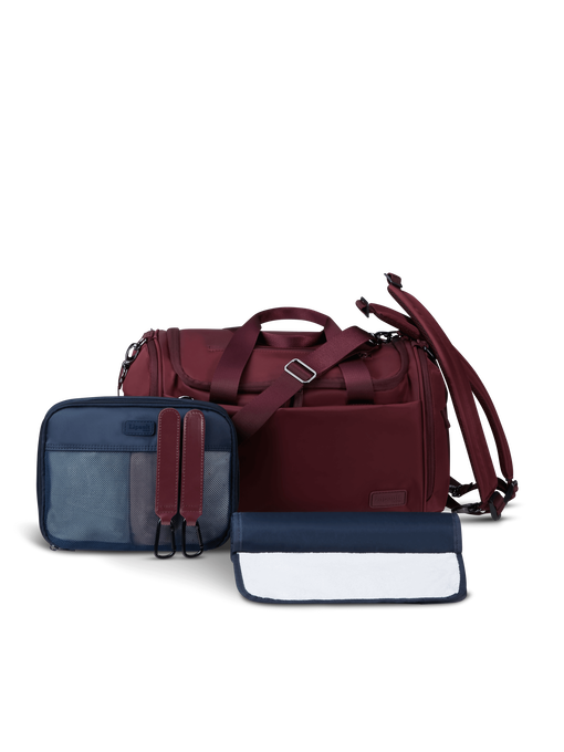 Lipault City Plume Diaper Bag  Bordeaux Lipault City Plume Diaper Bag  Bordeaux