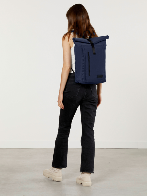 Lipault City Plume Rolltop Backpack  Bleu Marine Lipault City Plume Rolltop Backpack  Bleu Marine