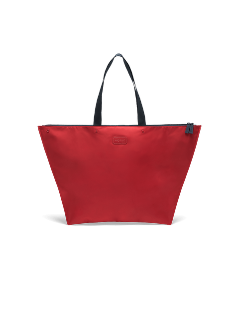Pliable Sac cabas  Navy/Cherry Red