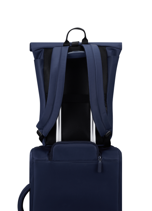 Lipault City Plume Rolltop Backpack  Bleu Marine Lipault City Plume Rolltop Backpack  Bleu Marine