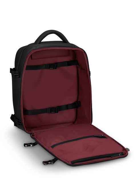 Lipault Lost In Berlin Travel Backpack 2.0  Noir Lipault Lost In Berlin Travel Backpack 2.0  Noir