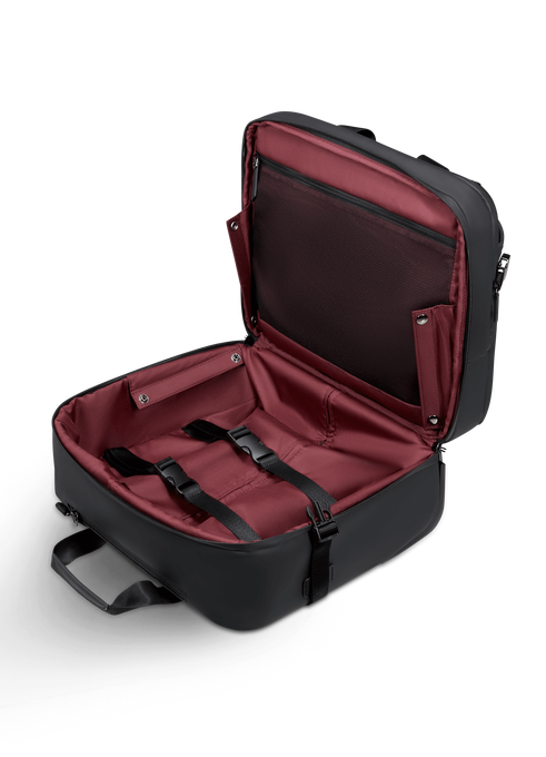 Lipault Lost In Berlin Rolling Tote  Black Lipault Lost In Berlin Rolling Tote  Black