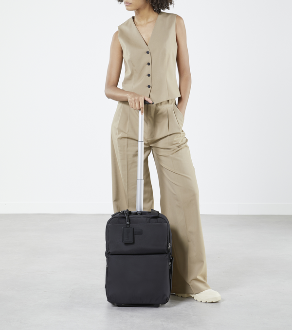 Lipault 4BIZ Laptop Backpack with Wheels Black Lipault 4BIZ Laptop Backpack with Wheels Black