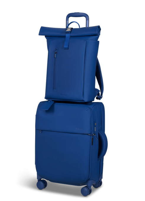 Lipault Lost In Berlin Rolltop Backpack 2.0  Blue Me Away