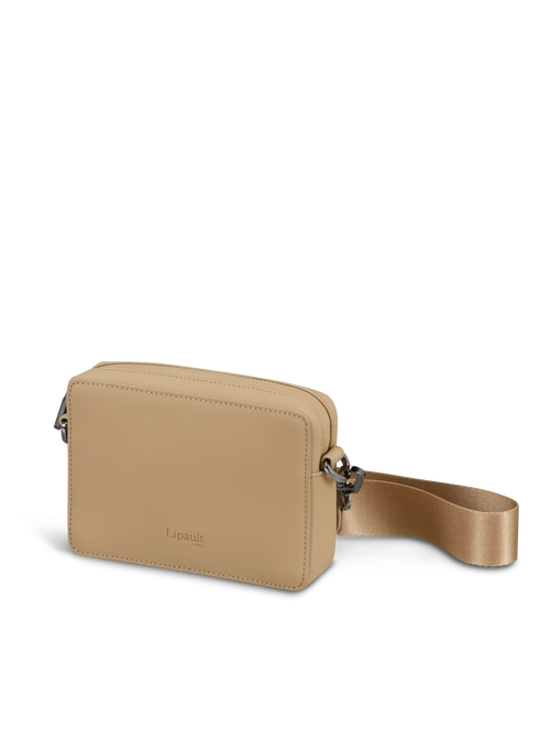 Lipault Lost In Berlin Crossbody Bag - The Box  Sandstone Lipault Lost In Berlin Crossbody Bag - The Box  Sandstone
