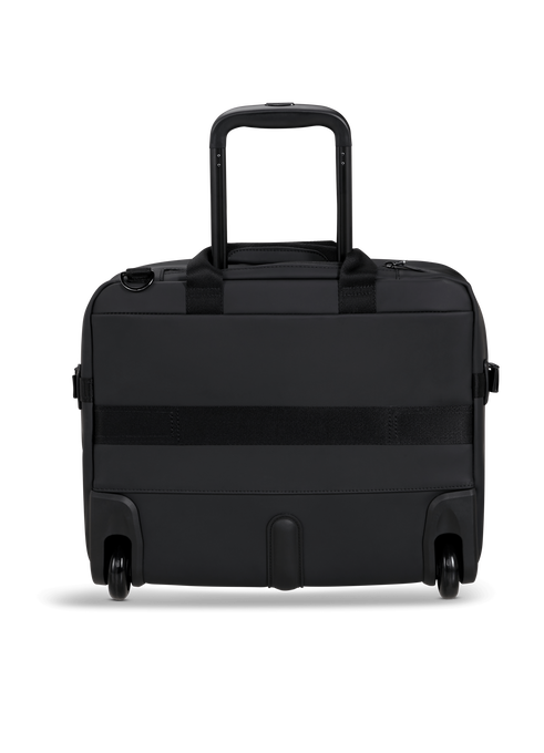 Lipault Lost In Berlin Rolling Tote  Black Lipault Lost In Berlin Rolling Tote  Black