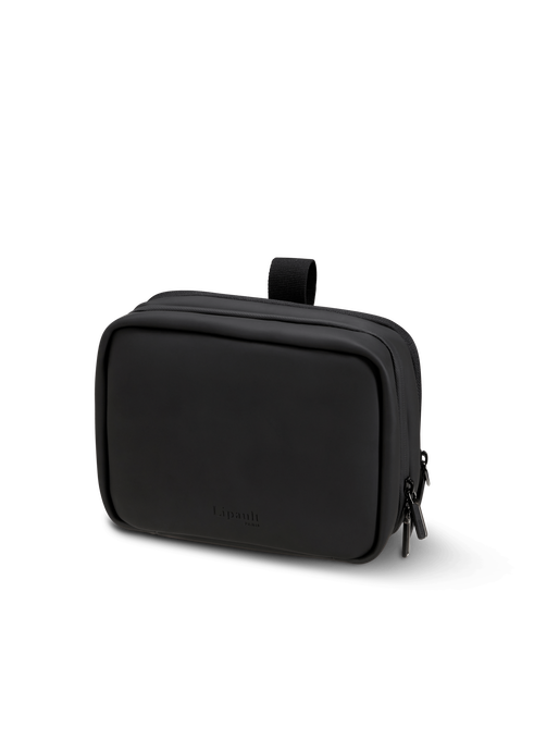Lipault Lost In Berlin Split Toiletry Bag  Noir Lipault Lost In Berlin Split Toiletry Bag  Noir