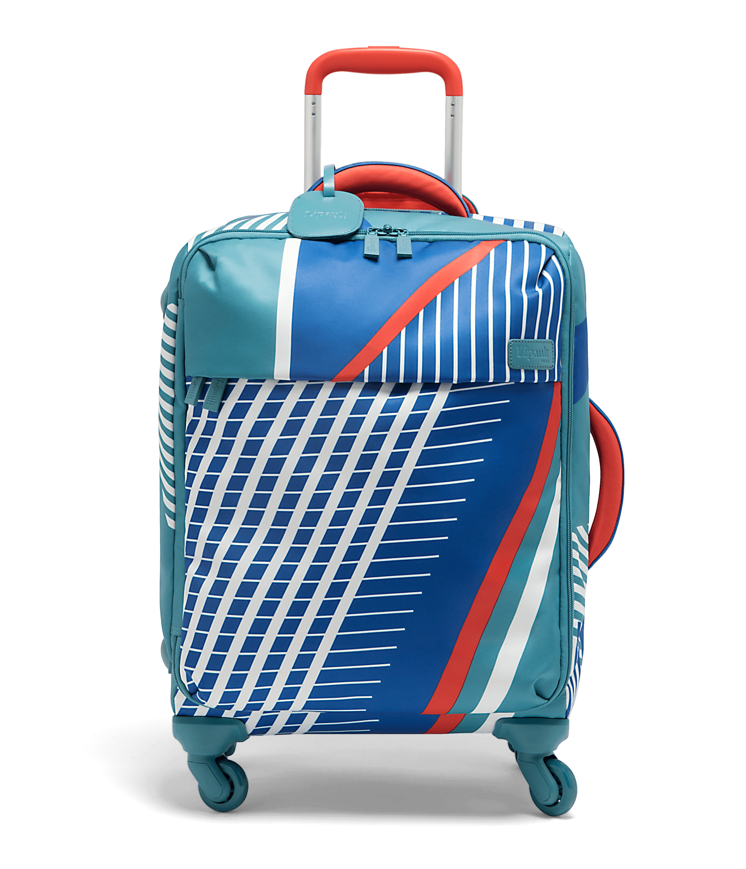 North Coast Trolley mit 4 Rollen 55cm Stripes/Coral/Blue | 1