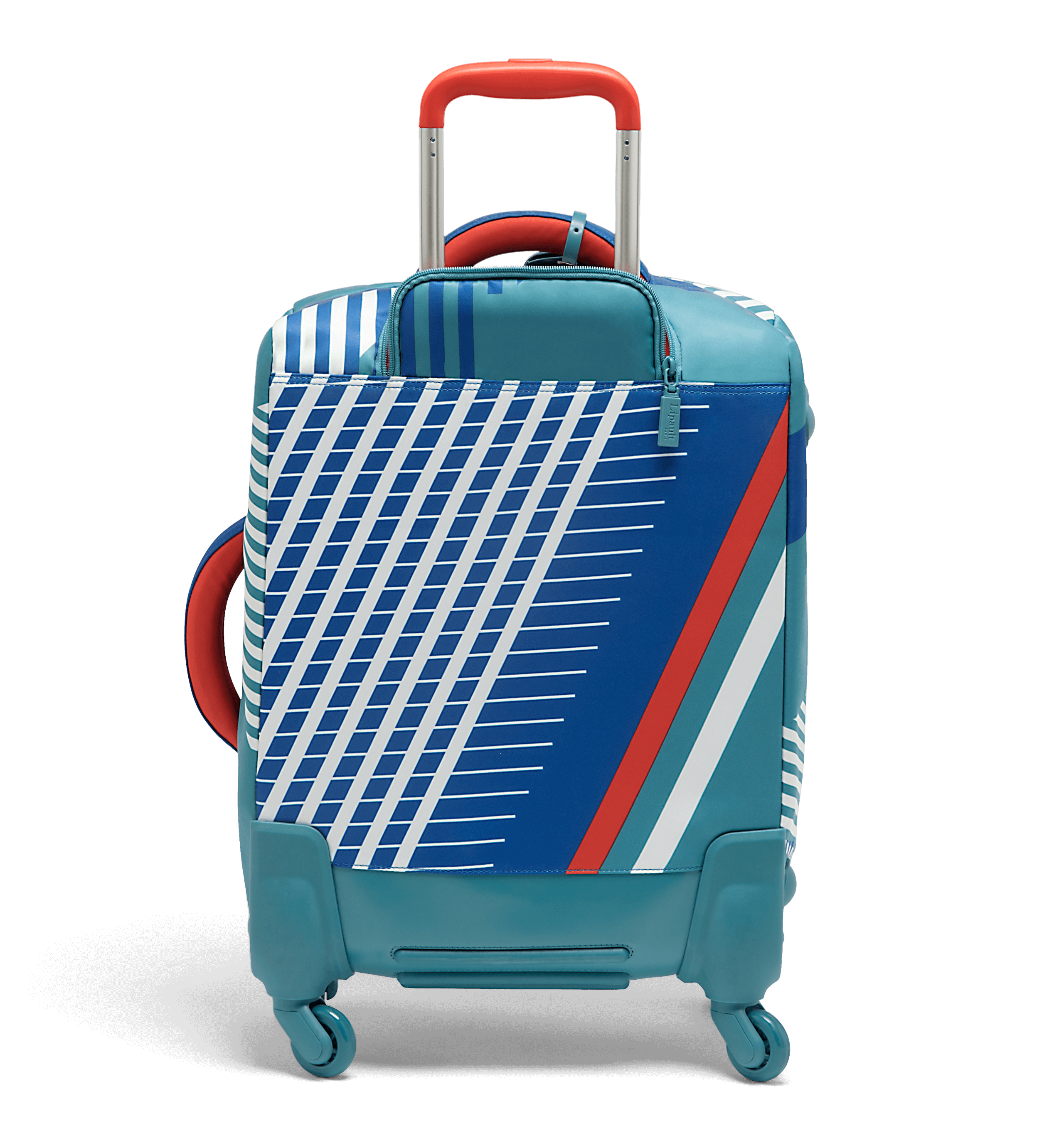 North Coast Trolley mit 4 Rollen 55cm Stripes/Coral/Blue | 3