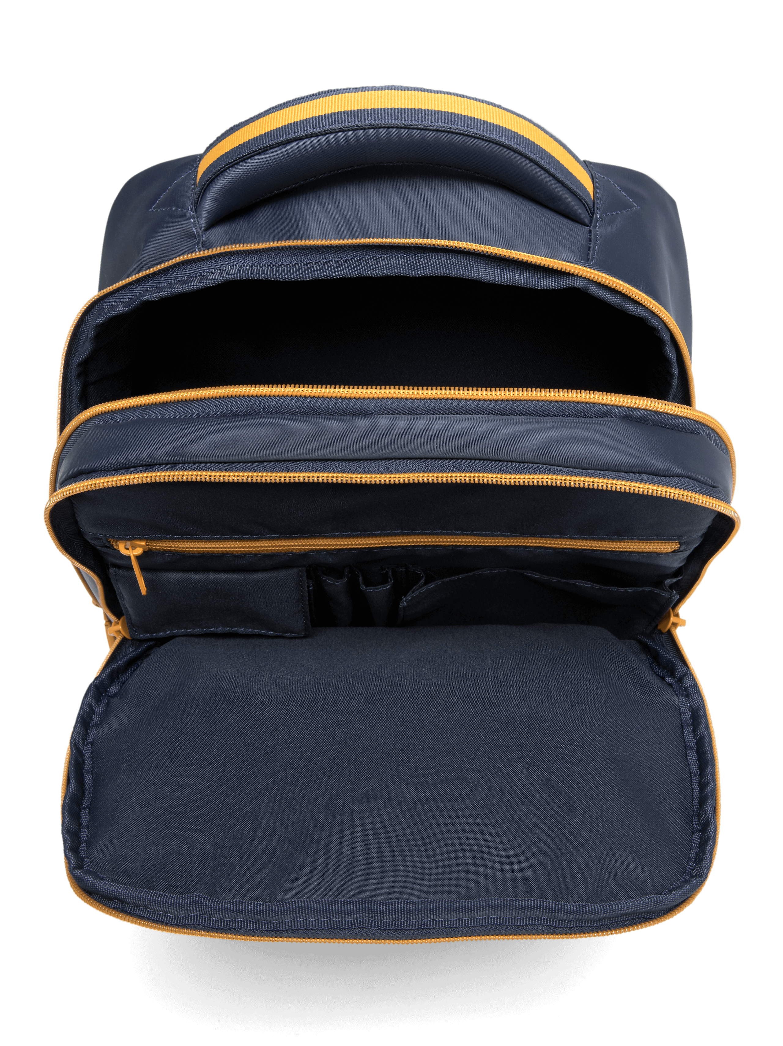 Plume Business Sac &agrave; dos ordinateur M Navy/Mustard | 3