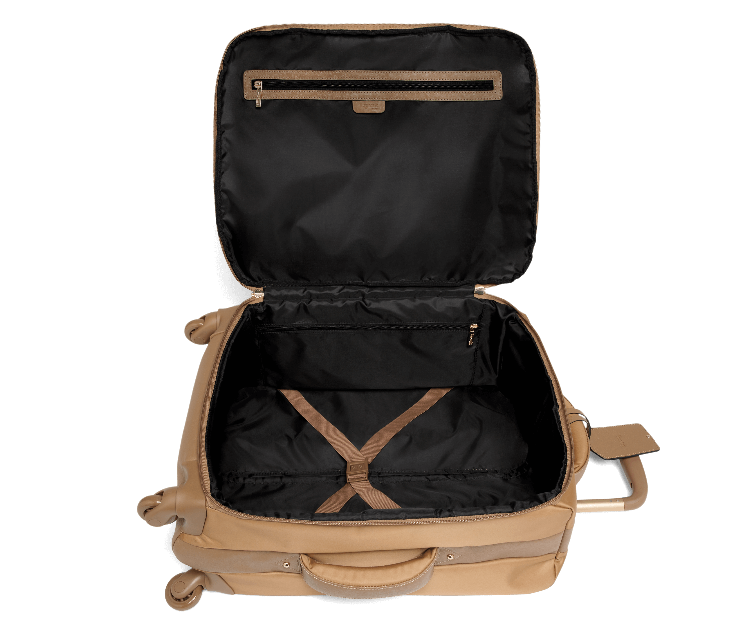 Plume Avenue Valise 4 roues 55cm Camel | 4